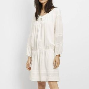 Vince. drawstring waist dress